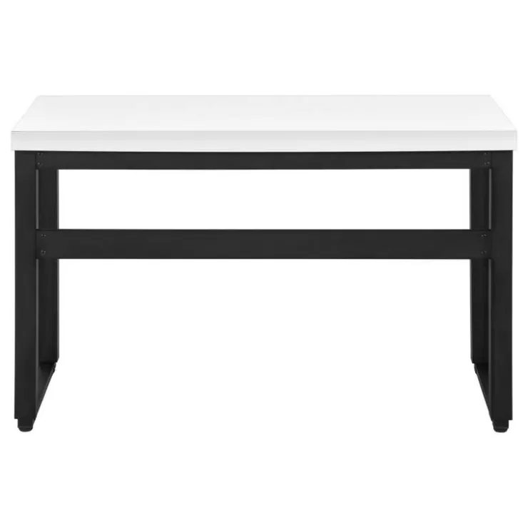 Monarch Computer desk - adjustable height / standing desk / thick table top - 48"l x - White Discount