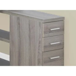 Monarch Computer desk - left or right facing corner - Dark Taupe