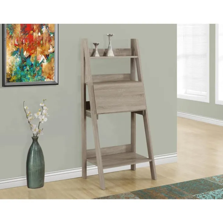 Monarch Computer desk - 61"h / ladder style - Dark Taupe Online