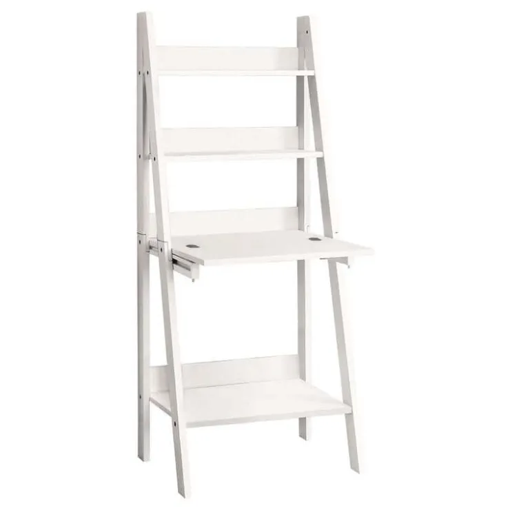 Monarch Computer desk - 61"h / ladder style - White Best