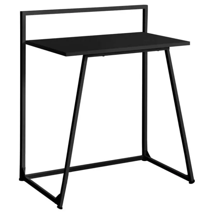 Monarch Computer desk - juvenile / small writing or laptop table / modern style - 30" - Black
