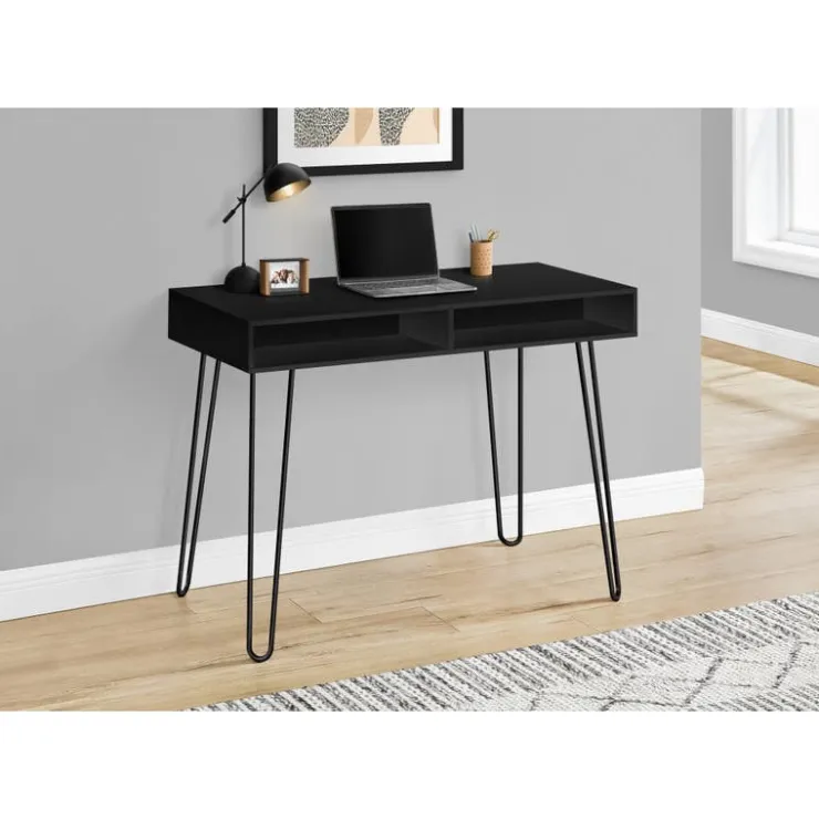 Monarch Computer desk - 40"l / / metal - Black Outlet