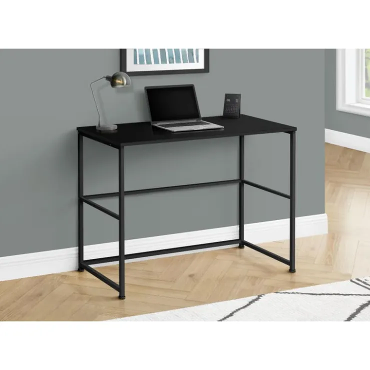 Monarch Computer desk - 40"l / / metal - Black Clearance
