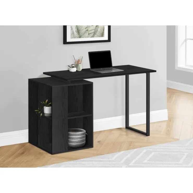 Monarch Computer desk - 55"l / oak left or right facing - Black Sale