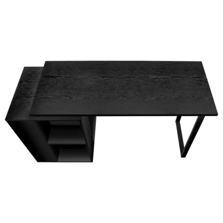 Monarch Computer desk - 55"l / oak left or right facing - Black Sale