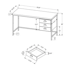 Monarch Computer desk - 55