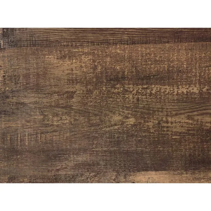 Monarch Computer desk - 48"l / reclaimed wood / black metal - Brown