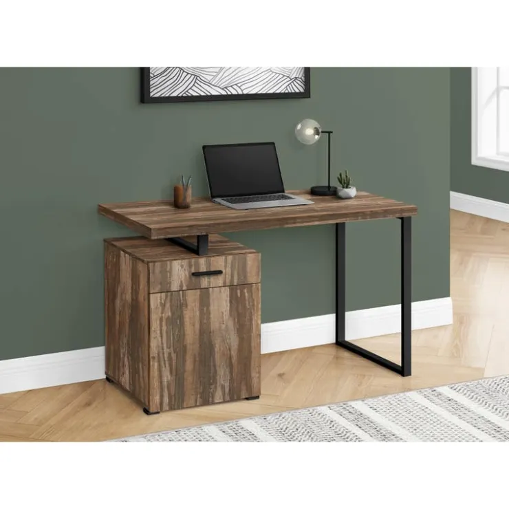 Monarch Computer desk - 48"l / reclaimed left/ right facing - Brown Online