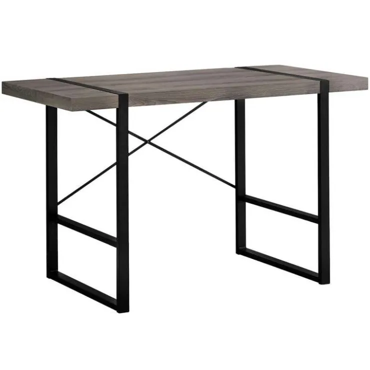 Monarch Computer desk - 48"l / / black metal - Dark Taupe Best