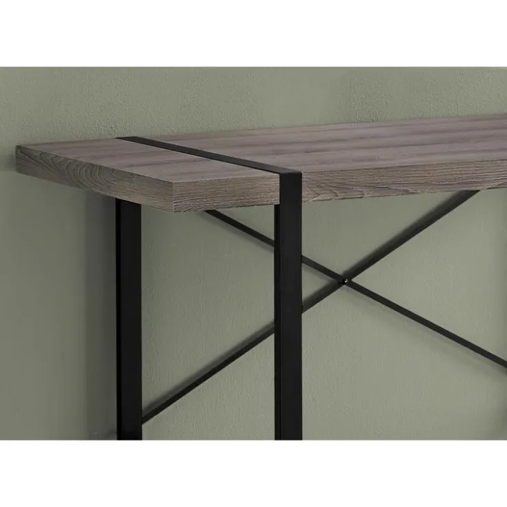 Monarch Computer desk - 48"l / / black metal - Dark Taupe Best
