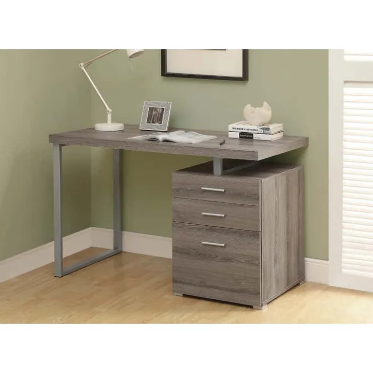 Monarch Computer desk - 48"l / left or right facing - Dark Taupe Hot