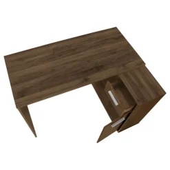 Monarch Computer desk - 46"l / dark / storage cabinet - Walnut Online