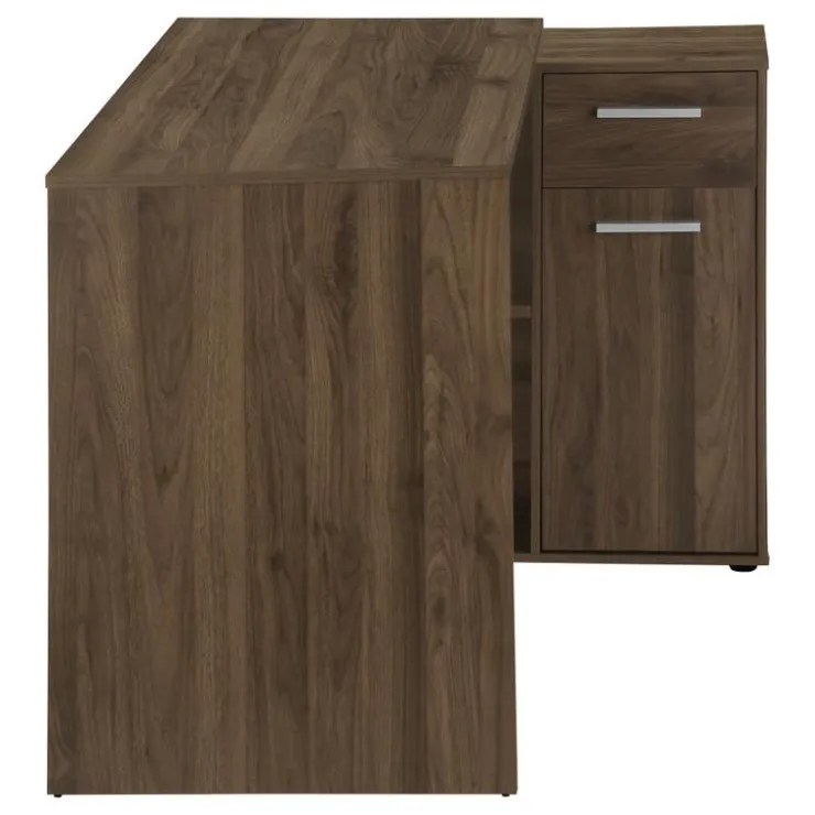 Monarch Computer desk - 46"l / dark / storage cabinet - Walnut Online