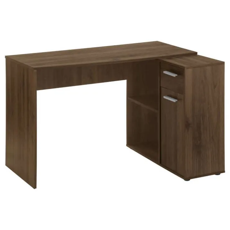 Monarch Computer desk - 46"l / dark / storage cabinet - Walnut Online