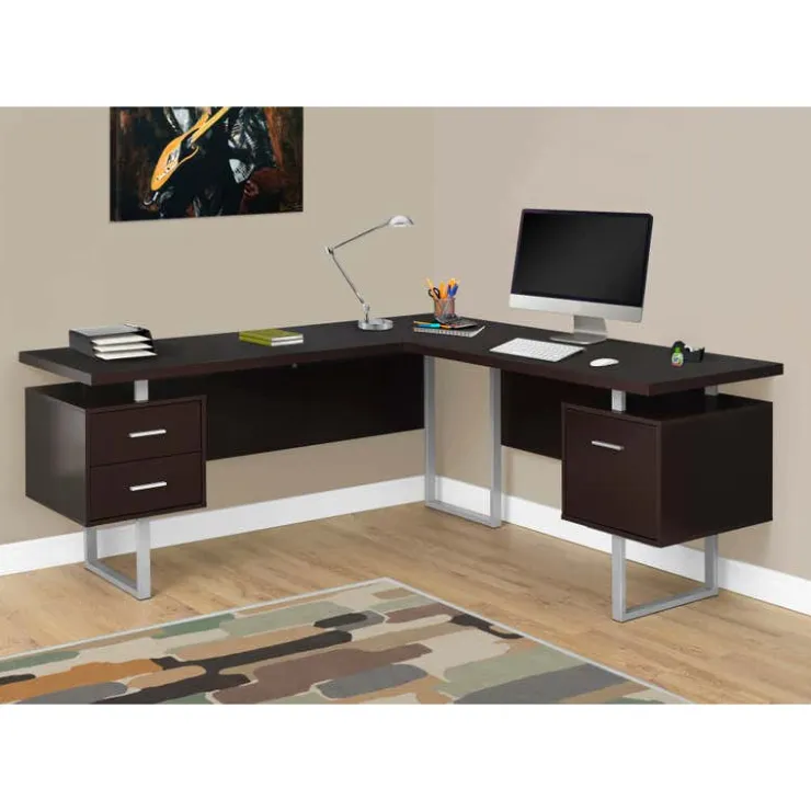 Monarch Computer desk - 70"l / left or right facing - Espresso Best
