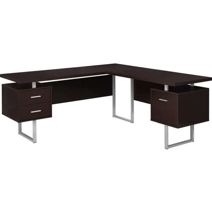 Monarch Computer desk - 70"l / left or right facing - Espresso Best