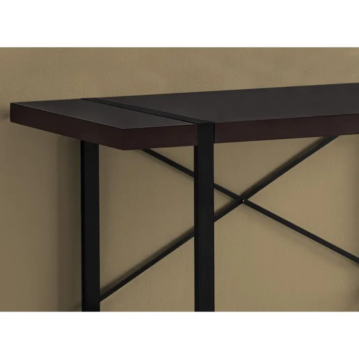 Monarch Computer desk - 48"l / / black metal - Espresso Sale