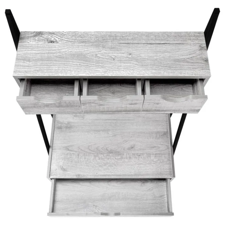 Monarch Computer desk - 32"l / / black metal - Grey