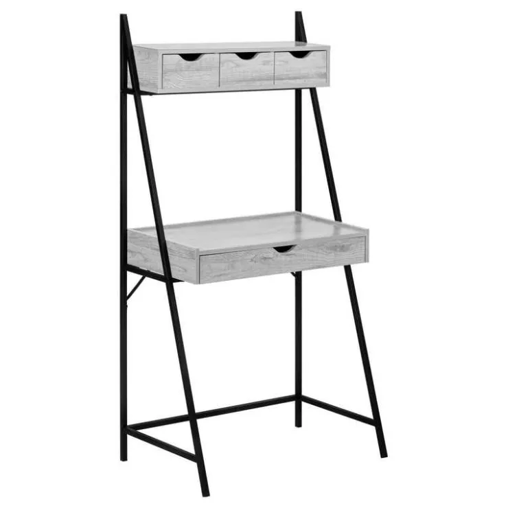 Monarch Computer desk - 32"l / / black metal - Grey