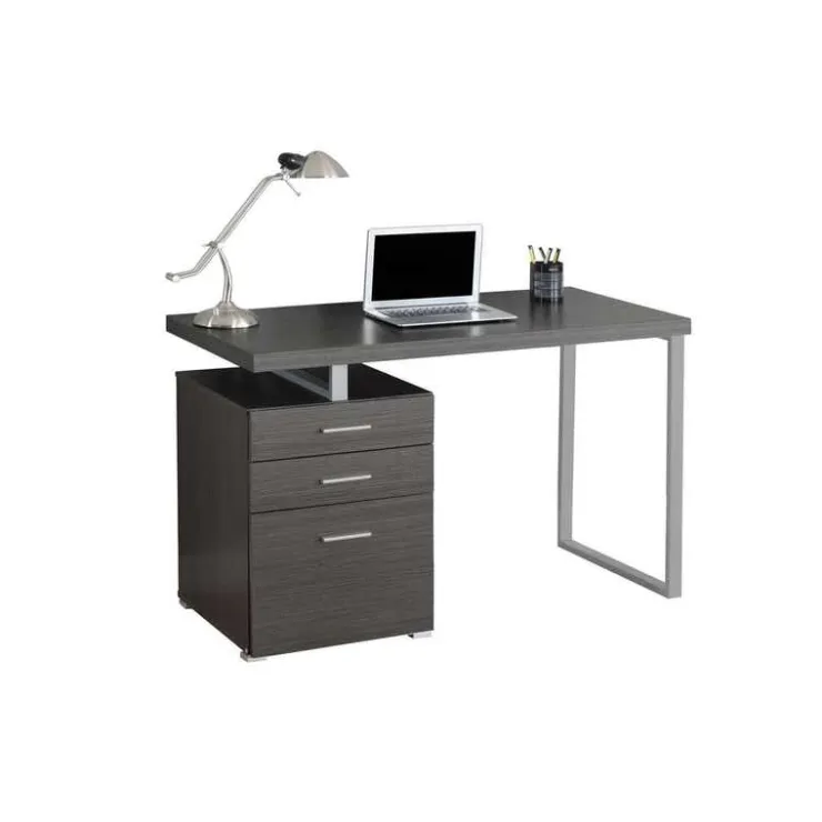 Monarch Computer desk - 48"l / left or right facing - Grey New