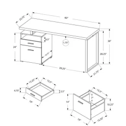 Monarch Computer desk - 60