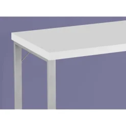 Monarch Computer desk - 48"l / / silver metal - White Hot