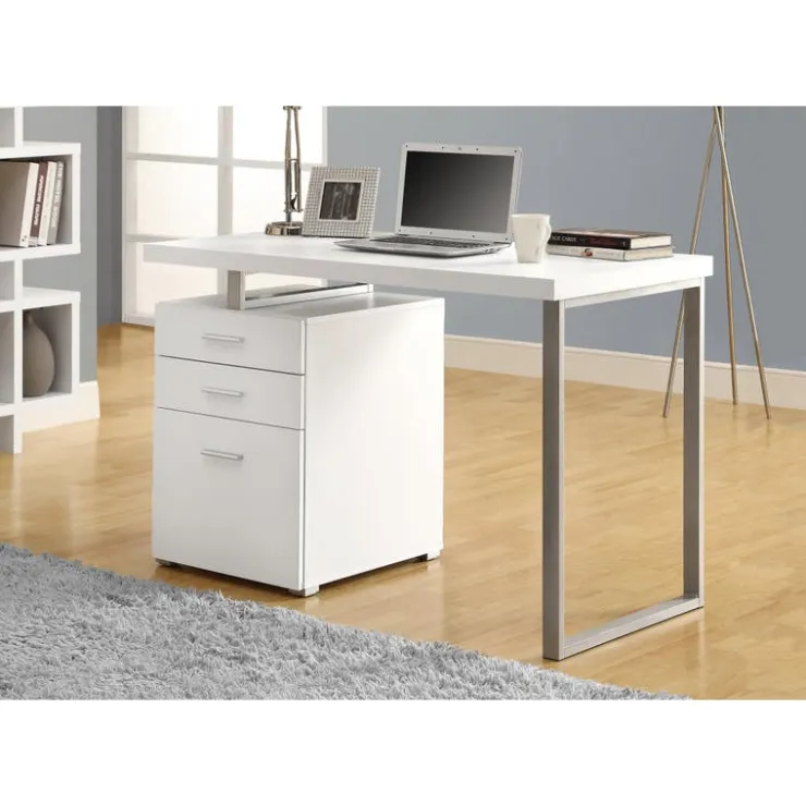 Monarch Computer desk - 48"l / left or right facing - White Sale