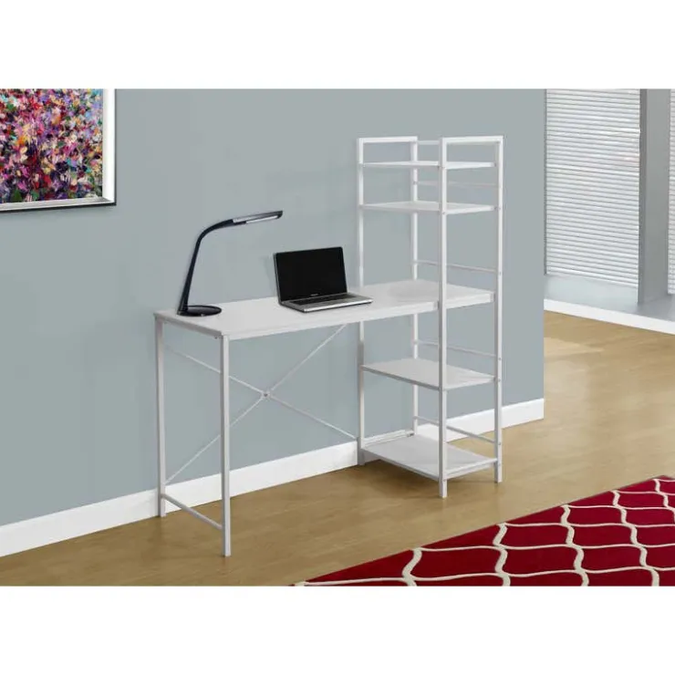 Monarch Computer desk - 48"l / top / metal - White New