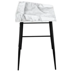 Monarch Computer desk - small hutch / 2 storage cubbies / 1 shelf - 48