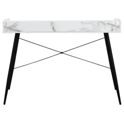 Monarch Computer desk - small hutch / 2 storage cubbies / 1 shelf - 48