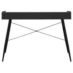 Monarch Computer desk - small hutch / 2 storage cubbies / 1 shelf - 48"l - / bl - Black Discount