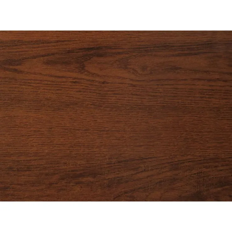 Monarch Computer desk - thick-panel desktop / inset metal legs - 48"l - wood-l - Cherry