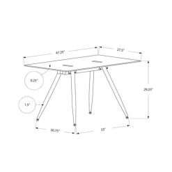Monarch Computer desk - 28"x 48" / / 8mm tempered glass - White Discount
