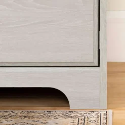 Meubles South Shore Computer Desk with Hutch - South Shore WINTER OAK