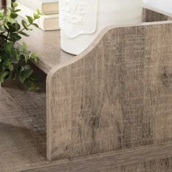 Meubles South Shore Computer Desk with Hutch - South Shore WEATHERED OAK Hot
