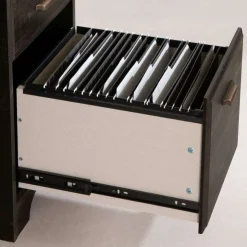 Meubles South Shore Computer Desk with Hutch - South Shore Black Sale