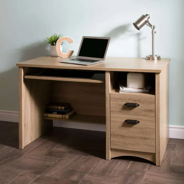 Meubles South Shore Computer Desk With Keyboard Tray - South Shore RUSTIC OAK Sale