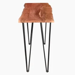 Console Table Natural Brown Hot