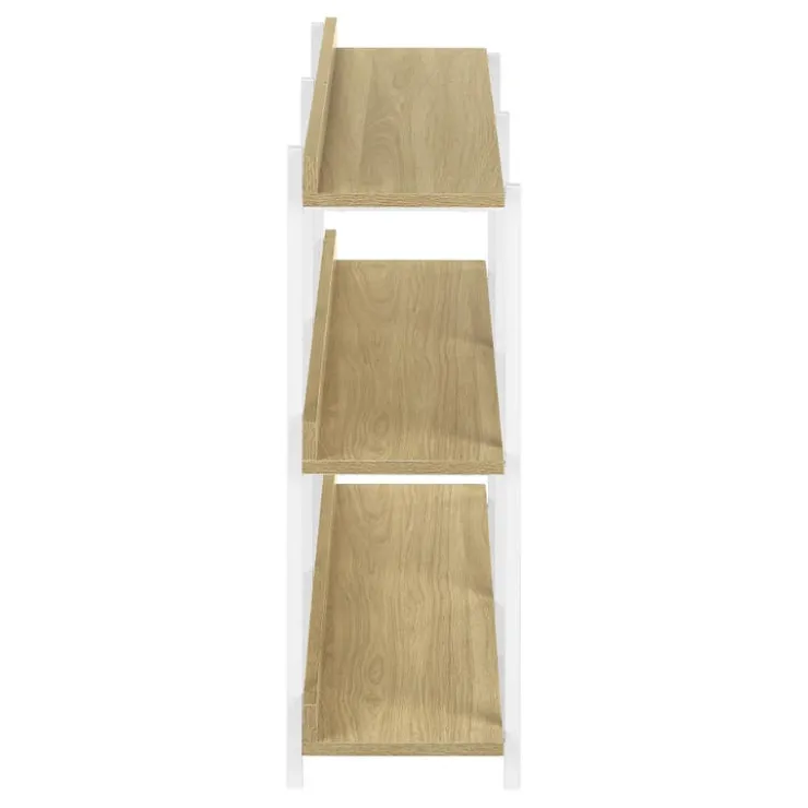 Monarch Console table - 3 tier / shelves / rectangular / metal legs - 48"l - - Natural Online