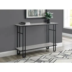 Monarch Console table - h-frame sides / 1 shelf / rectangular - 48