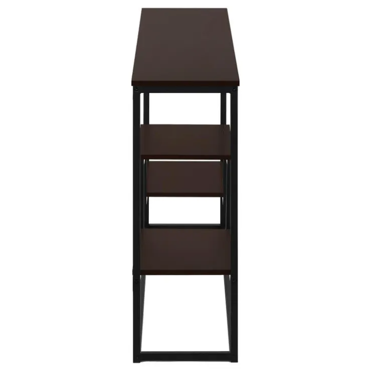 Monarch Console table - multi-tier / 3 shelves / rectangular - 48"l - / blac - Espresso Best