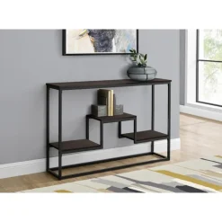 Monarch Console table - multi-tier / 3 shelves / rectangular - 48