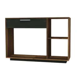 MEQ Console Table - Slate and Walnut SLATE/WALNUT Outlet
