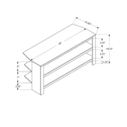 Monarch Corner TV Stand 42" - Cherry New