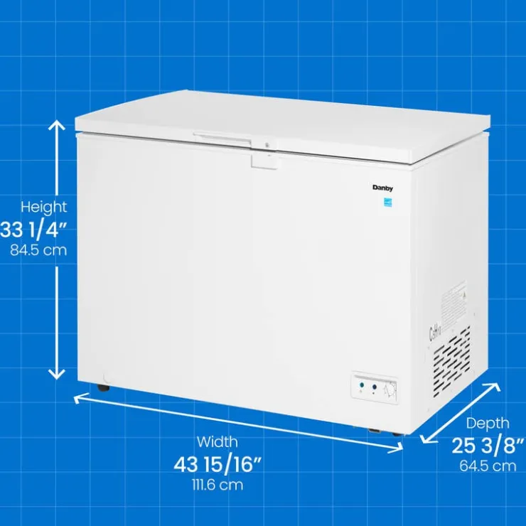 Danby 10 Cu Ft Freezer , Honrizontal, 44" - DCF100A5WDB White Best