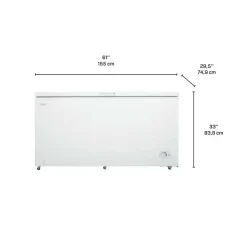 Danby 14,5 Cu Ft Freezer , Honrizontal, 61