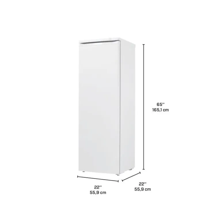 Danby 7,1 Cu Ft Freezer , Vertical, 22" - DUF071A3WDB White Hot