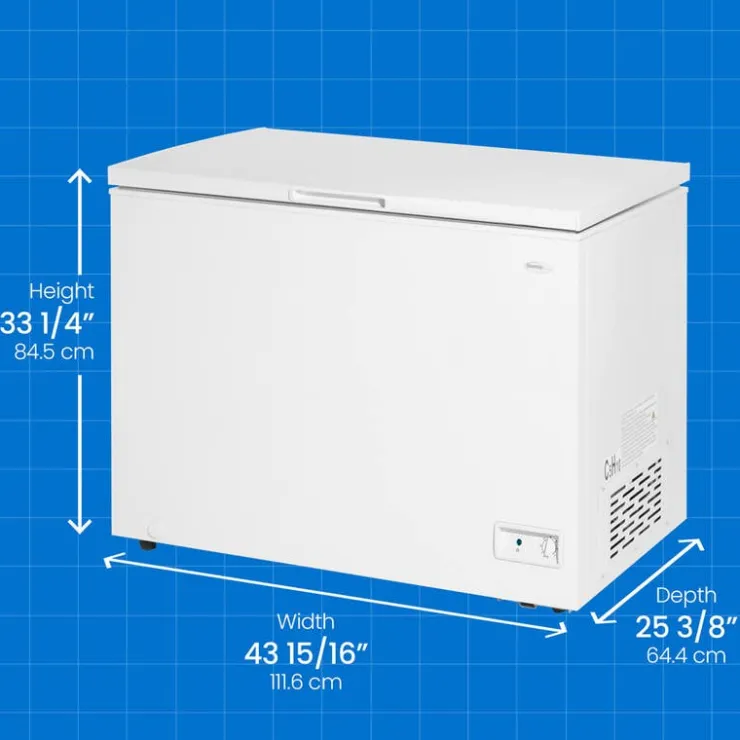 Danby 10 Cu Ft Freezer , Honrizontal, 44" - DCF100A6WM White Outlet