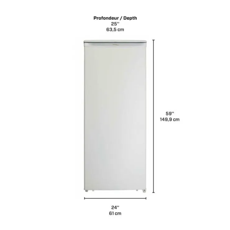 Danby 8,5 Cu Ft Freezer , Vertical, 24" - DUFM085A4WDD White Best