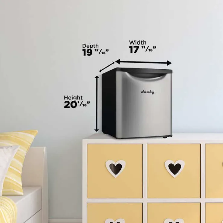 Danby 1,7 Cu Ft Refrigeraor Compact - DAR017A3BSLDB Stainless Best